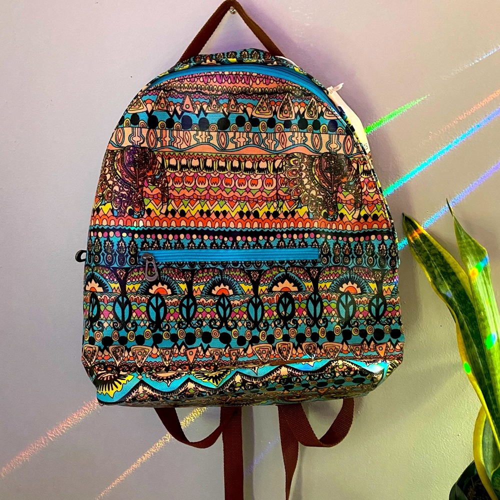 Sakroots Bohemian Colorful Indie Bookbag Backpack